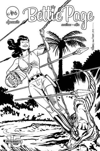 Bettie Page: Unbound #6 (11 Copy Williams B&W Cover)
