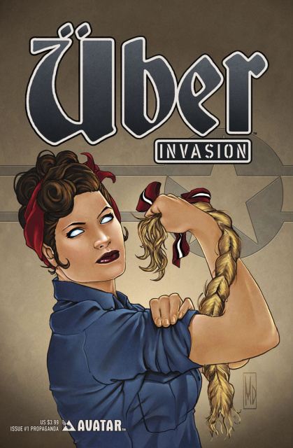 Über: Invasion #1 (Propaganda Poster Cover)