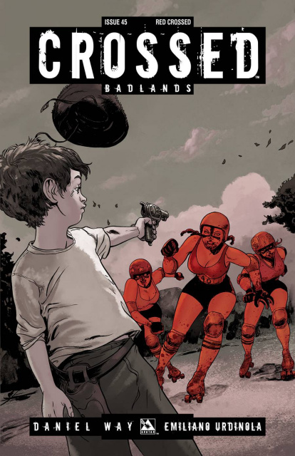 Crossed: Badlands #45 (Red Crossed Cover)
