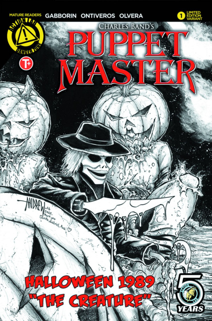 Puppet Master Halloween 1989 Special (Mangum Sketch Cover)