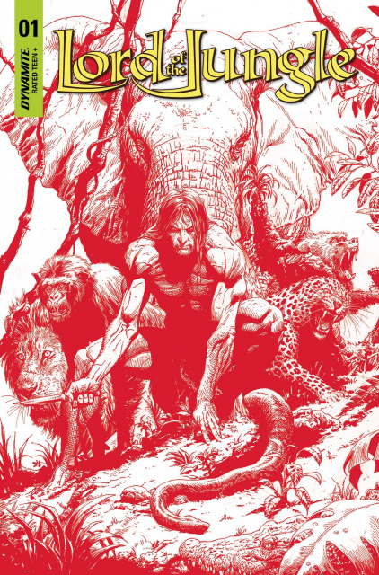 Lord of the Jungle #1 (10 Copy Gary Frank Blood Red Cover)