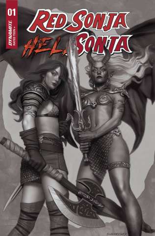 Red Sonja: Hell Sonja #1 (15 Copy Puebla B&W Cover)