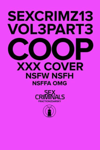 Sex Criminals #13 (Arthur Fonzarellie Cooper XXX Cover)