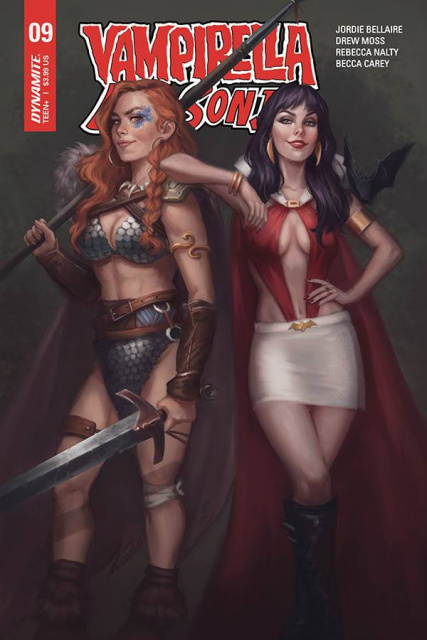 Vampirella / Red Sonja #9 (Sampaio Cover)