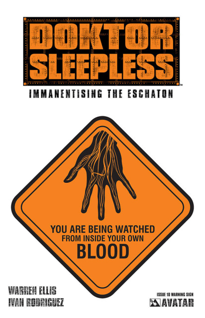 Doktor Sleepless #10 (Warning Sign Cover)