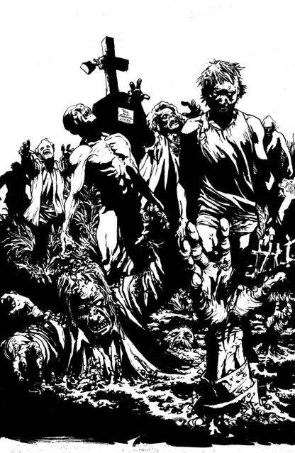 Night of the Living Dead: Kin #1 (Martinez B&W Cover)
