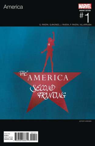 America #1 (2nd Printing Veregge Hip Hop Cover)