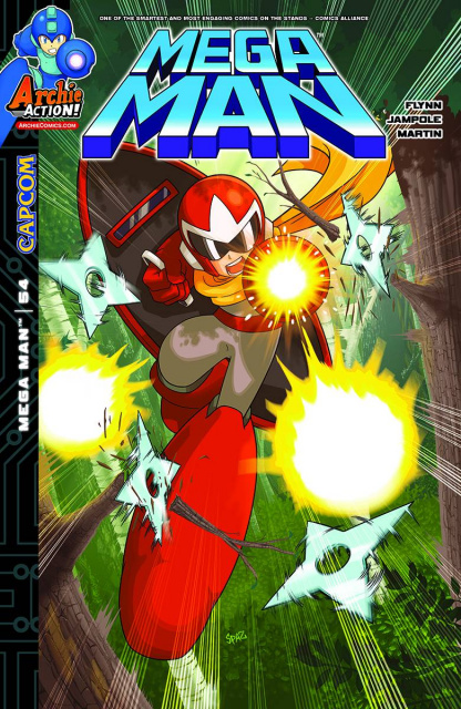 Mega Man #54 (Spaz Cover)