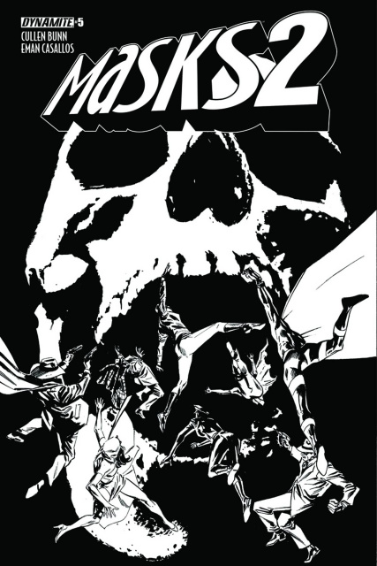Masks 2 #5 (15 Copy Guice B&W Cover)