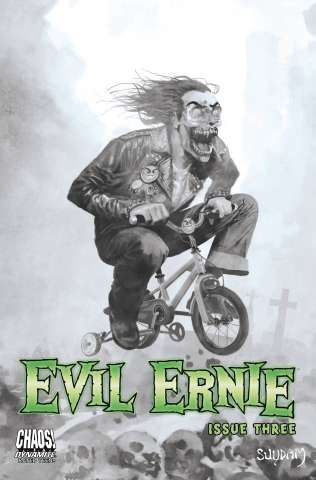Evil Ernie #3 (20 Copy Suydam B&W Cover)