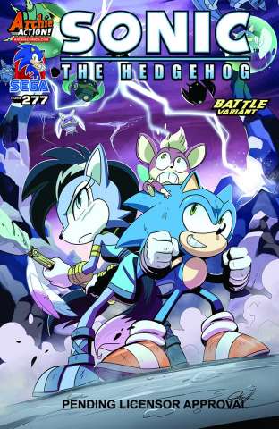 Sonic the Hedgehog #277 (Hesse Cover)