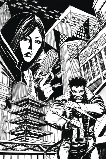 Blade Runner: Tokyo Nexus #2 (Mandrake B&W Virgin Cover)