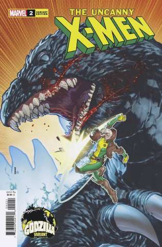 Uncanny X-Men #2 (David Baldeon Godzilla Cover)