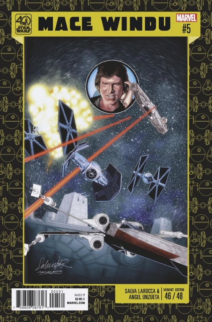Star Wars: Mace Windu, Jedi of the Republic #5 (40th Anniversary Cover)