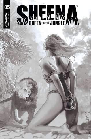 Sheena: Queen of the Jungle #5 (30 Copy Suydam B&W Cover)