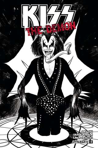 KISS: The Demon #2 (10 Copy Strahm B&W Cover)