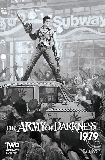 The Army of Darkness: 1979 #2 (10 Copy Suydam B&W Cover)