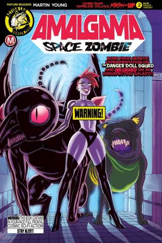 Amalgama: Space Zombie #2 (Young Risque Cover)