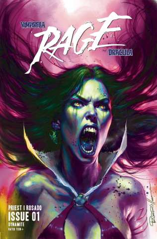Vampirella / Dracula: Rage #1 (Parrillo Ultraviolet Cover)