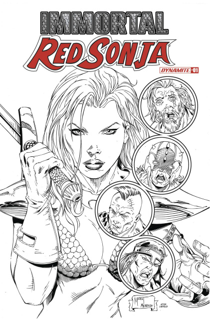 Immortal Red Sonja #1 (7 Copy Liefeld Homage Cover)
