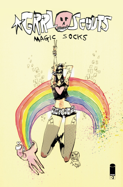 Grrl Scouts: Magic Socks #2 (Pride Month Cover)
