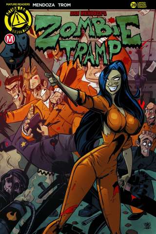 Zombie Tramp #28 (Prison Riot Cover)