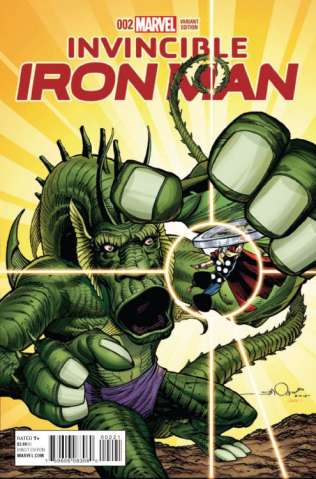 Invincible Iron Man #2 (Simonson Kirby Monster Cover)