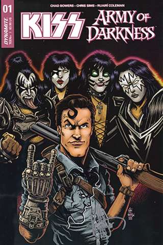 KISS / Army of Darkness #1 (Ken Haeser Ash Cover)