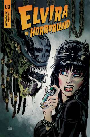 Elvira in Horrorland #3 (Califano Cover)