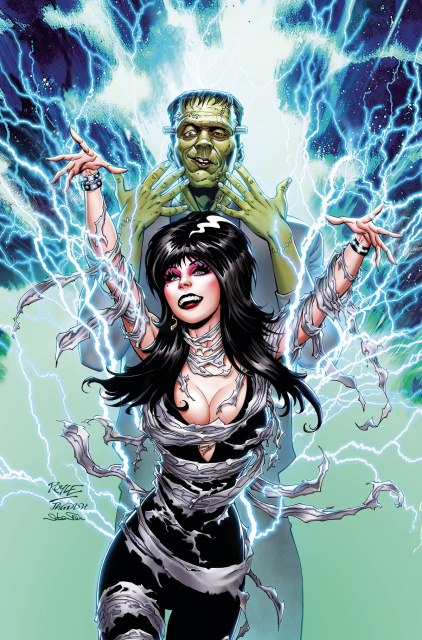Elvira in Monsterland #2 (Royle Virgin Cover)