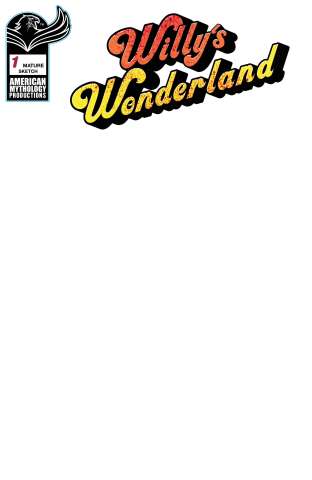 Willy's Wonderland Prequel #1 (Blank Sketch Cover)