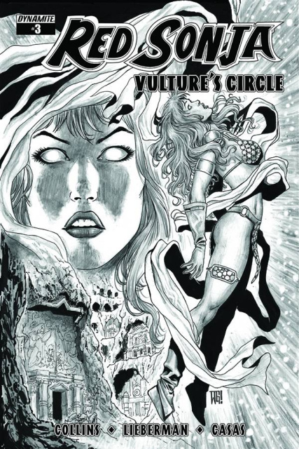 Red Sonja: Vulture's Circle #3 (20 Copy Geovani B&W Cover)