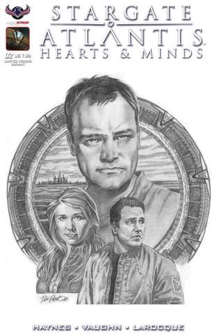Stargate Atlantis: Hearts & Minds #2 (Dan Parsons B/W Cover)