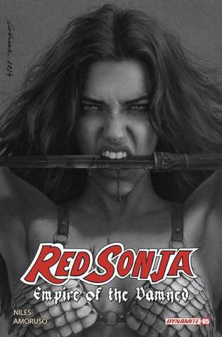 Red Sonja: Empire of the Damned #5 (7 Copy Celina B&W Cover)