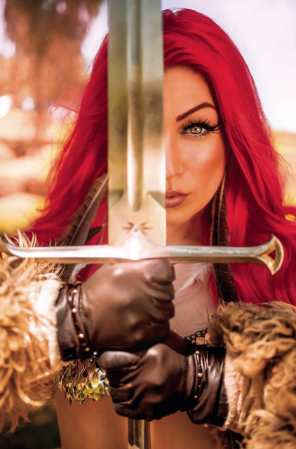 The Invincible Red Sonja #7 (20 Copy Cosplay Virgin Cover)