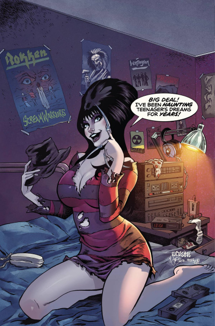 Elvira in Horrorland #4 (30 Copy Acosta Virgin Cover)