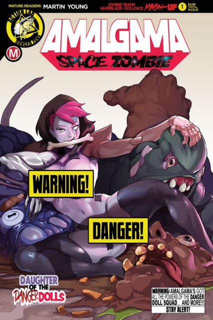 Amalgama: Space Zombie #1 (TMChu Risque Cover)