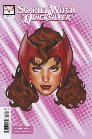 Scarlet Witch & Quicksilver #2 (Mark Brooks Headshot Cover)