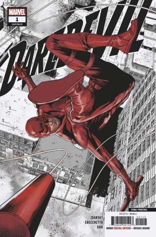 Daredevil #1 (Checchetto 3rd Printing Cover)