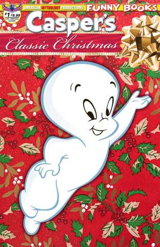 Casper's Classic Christmas #1 (Retro Animation Cover)
