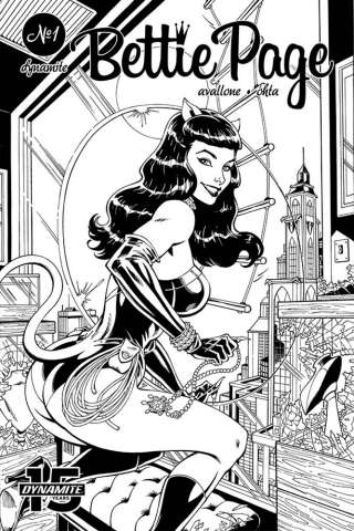 Bettie Page: Unbound #5 (11 Copy Royle B&W Dressed Cover)