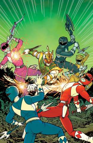 Mighty Morphin Power Rangers: Shattered Grid #1 (10 Copy Burnham Cover)