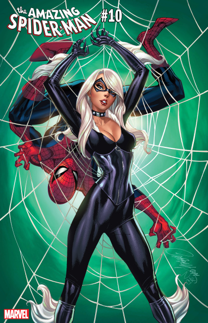 The Amazing Spider-Man #10 (Campbell Black Cat Cover)