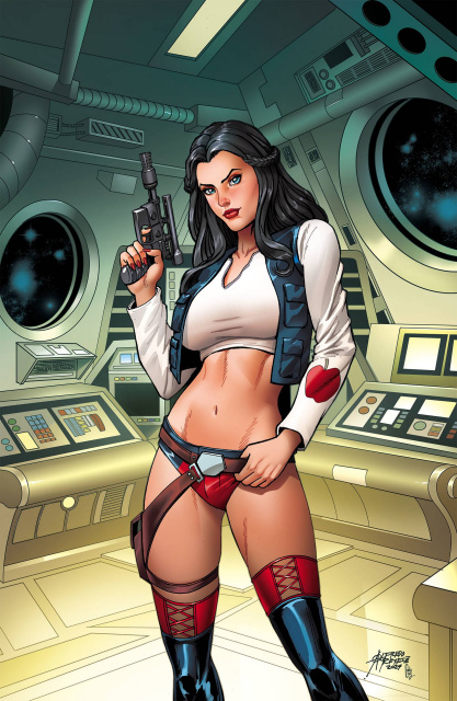 Grimm Fairy Tales Presents 2024 May the Fourth Cosplay Pinup Spec (Reyes Cover)