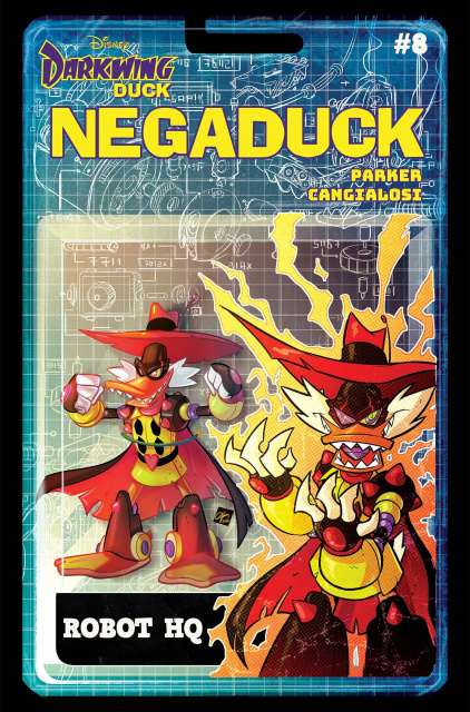 Negaduck #8 (Action Figure Cover)