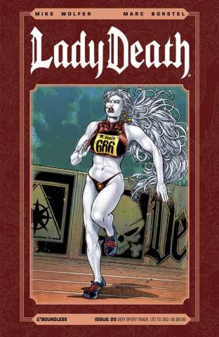 Lady Death #25 (Sexy Sport Track Cover)