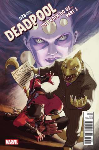 Deadpool #28 (Lopez Poster Cover)