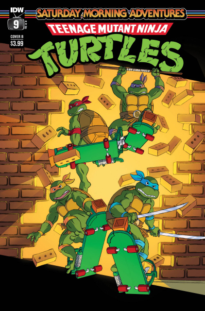 Teenage Mutant Ninja Turtles: Saturday Morning Adventures #9 (Schoening Cover)