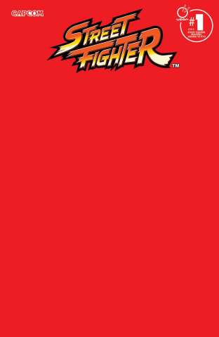 Street Fighter Masters: Akuma vs. Ryu #1 (Red Blank Sketch Cover)
