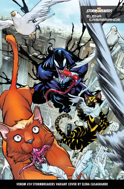 Venom #24 (Elena Casagrande Stormbreakers Cover)
